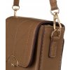 Peterson Svetlohnedá mini kabelka s chlopňou