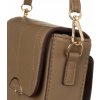 Peterson Tmavobéžová mini kabelka s chlopňou