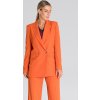 Oranžové elegantné dámske sako