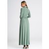 Svetlozelené maxi šaty s rolákom