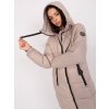 Béžová prešívaná zimná bunda