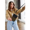 Peterson khaki-čierna mini crossbody kabelka (Veľkosť ONE SIZE)