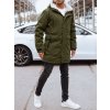 Khaki teplá pánska parka