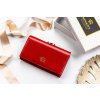 Rovicky Červená kožená peňaženka na háčik V222