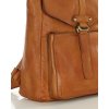 MARCO MAZZINI Svetlohnedý kožený batoh