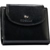 Rovicky Čierna kožená peňaženka na patentku V243