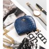 Milano Design Modrá malá peňaženka na zips T028