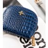 Milano Design Modrá malá peňaženka na zips T028