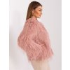 Ružový dámsky kožúšok