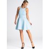 Svetlomodré mini spoločenské šaty
