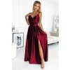 Elegantné vínové maxi šaty DANIELE