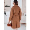 Camel jesenný kabát na zaväzovanie NANCY
