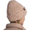 Svetloružová športová čiapka Buff Kim Knitted Fleece Hat Beanie