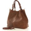 MAZZINI Hnedá kabelka Carina Treccia