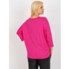 Tmavoružová voľná blúzka