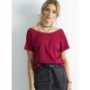 Dámske bordové tričko