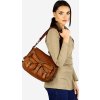 MARCO MAZZINI Dámska kožená taška - camel (Veľkosť ONE SIZE)