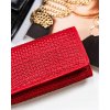 Rovicky Červená mriežkovaná peňaženka V246