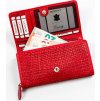 Rovicky Červená mriežkovaná peňaženka V246