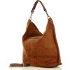 MAZZINI - Hnedá dámska kožená kabelka