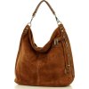 MAZZINI - Hnedá dámska kožená kabelka