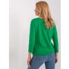 Zelené tričko s 3/4 rukávom