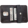 Elegantná pánska peňaženka značky SOLIER SW16 DARK BROWN