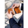 Elegantná pánska peňaženka značky SOLIER SW16 DARK BROWN