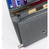 4U Cavaldi Sivá kožená peňaženka M621