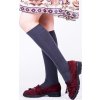 Tmavosivé dámske podkolienky Art. 072