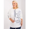 Smotanová blúzka s nápismi