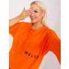Oranžová blúzka s vreckom