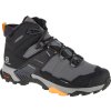 Sivo-čierne turistické topánky Salomon X Ultra 4 Mid Winter TS