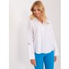 Biela košeľa so širokými rukávmi