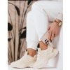Béžové sneakersy na platforme CILLE