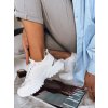 Biele sneakersy na platforme LIZZE