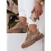 Hnedé sneakersy na platforme LIZZE