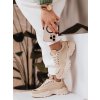 Béžové sneakersy na platforme LIZZE
