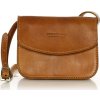 MARCO MAZZINI camel kožená taška cez rameno