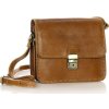 MARCO MAZZINI camel štvorcová crossbody kabelka