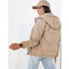 Béžová prešívaná prechodná bunda ZERNI