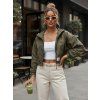 Khaki crop bunda ISCAR (Veľkosť S)