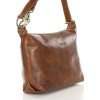 MARCO MAZZINI hnedá luxusná kožená kabelka (Veľkosť ONE SIZE)