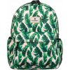 Peterson zelený vzorovaný batoh s vreckom na notebook