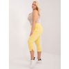 Svetložlté 3/4 nohavice