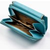 Peterson Svetlomodrá malá kožená peňaženka Y603