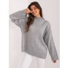 Sivý sveter s rolákom (Veľkosť ONE SIZE)