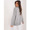 Sivý sveter s rolákom (Veľkosť ONE SIZE)
