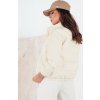 Smotanová prešívaná bunda SALECA