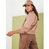 Béžová jarná crop bunda VERPI